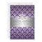 Elegant Bridal Shower Fleur De Lis Purple