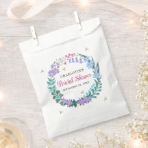 Elegant Bridal Shower Floral Wildflowers Garland