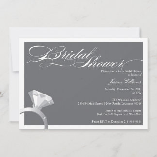 Elegant Bridal Shower Invitation