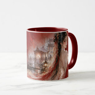 Elegant Bridalcore Fantasy Mug