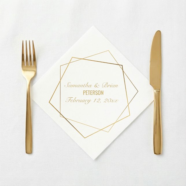 Elegant Bride and Groom, wedding napkin (Creator Uploaded)