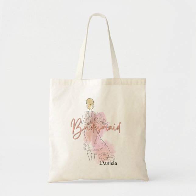 Elegant Bridesmaid   Tote Bag (Front)