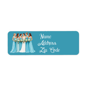 Elegant Bridesmaid Wedding customizable