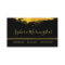 Elegant Bright Gold Metallic Foil Paint Stroke