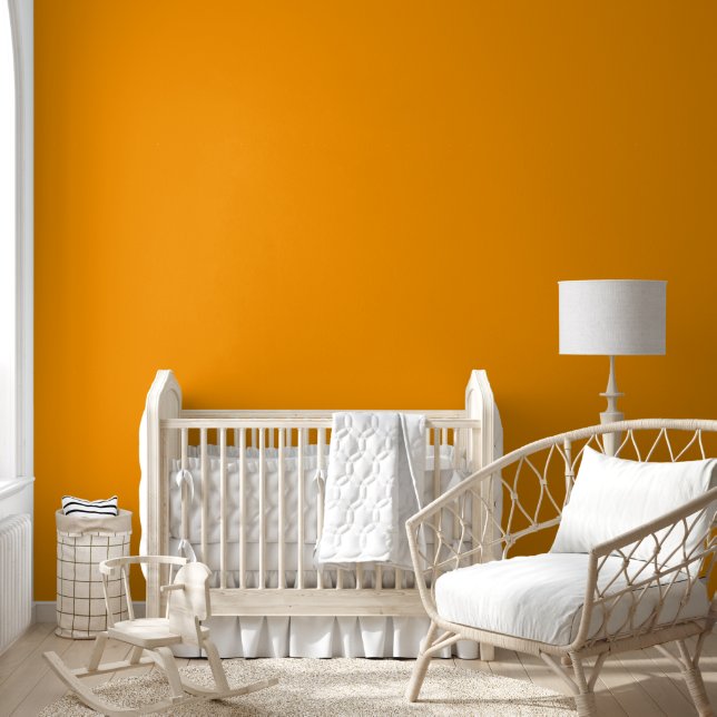 Elegant Bright Orange Solid Colour  Wallpaper (Kids)