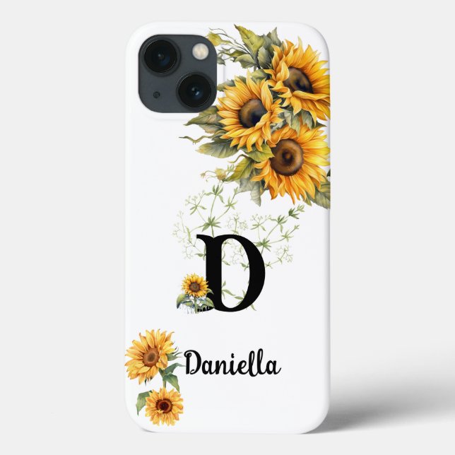 Elegant Bright Sunflowers  Case-Mate iPhone Case (Back)