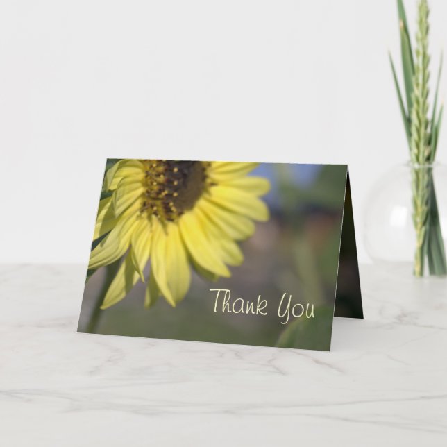 Elégant, brillant été tournesol jaune merci (Devant)