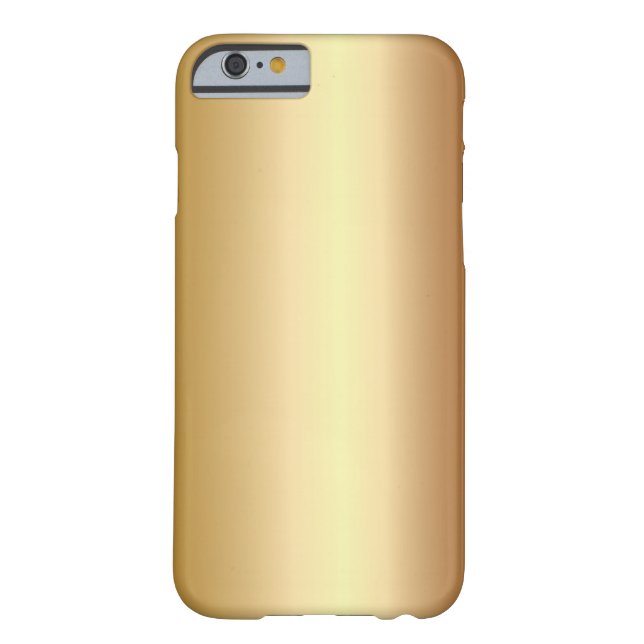 Elegant Bronze Metal Look iPhone 6 case (Back)