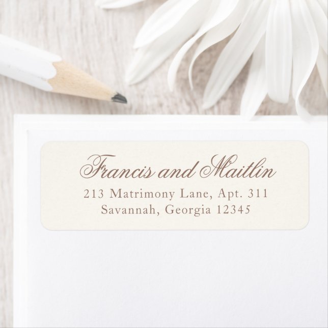 Elegant Brown Romantic Wedding (Insitu)
