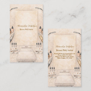 Elegant Brows PMU Artist Business Card