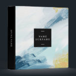 Elegant Brush Stroke Artistic Minimalist Layout Binder<br><div class="desc">Elegant Brush Stroke Artist Minimalist Layout & Sophisticated Typography Customizable 1" 3 ring Binder #Customizable #Binder #CustomizableBinder #Stationary By AffordPrint @Zazzle For creative firms, agencies, boutique shops, handmade shops & personal uses. Ideal for all professions & occasions : Artist, Designers, Consultant, Stylist, Agent, Trainer, Instructor, Entrepreneur & countless more. Fonts...</div>
