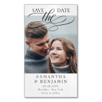 Elegant Budget 25/$10 Save the Date Magnets