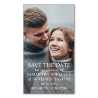 Elegant Budget 25/$10 Save the Date Magnets