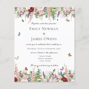 Elegant Budget Floral with Butterflies Wedding