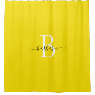 Elegant Bumblebee Monogram Script Name