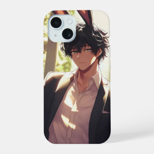 Elegant Bunny Ikemen Anime iPhone 15 Case