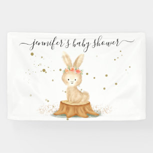 Elegant Bunny Rabbit wildlife farm forest animal Banner