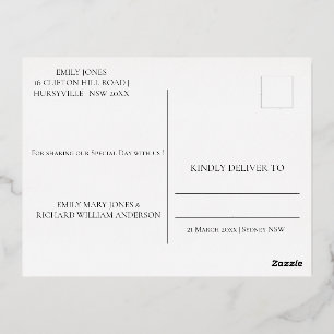 Elegant Burgundy Agate Foil Invitation Postcard