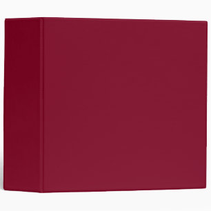 Elegant Burgundy Binder for Work or School Files