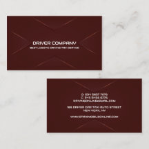 Elegant Burgundy Chauffeur Driver