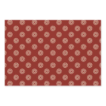 Elegant Burgundy Cream Geometric