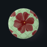 Elegant Burgundy Floral & Sage Green Lattice Patte 1 Inch Round Button<br><div class="desc">Add timeless, vintage charm to your life with this elegant floral lattice pattern. The design showcases beautifully shaded, painterly burgundy flowers set against a crisp, sage green diamond trellis background. Blending organic botanical art with clean geometric lines, this pattern is a perfect fit for Grandmillennial, Cottagecore, and home decor. It...</div>