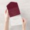 Elegant Burgundy Gold Wedding