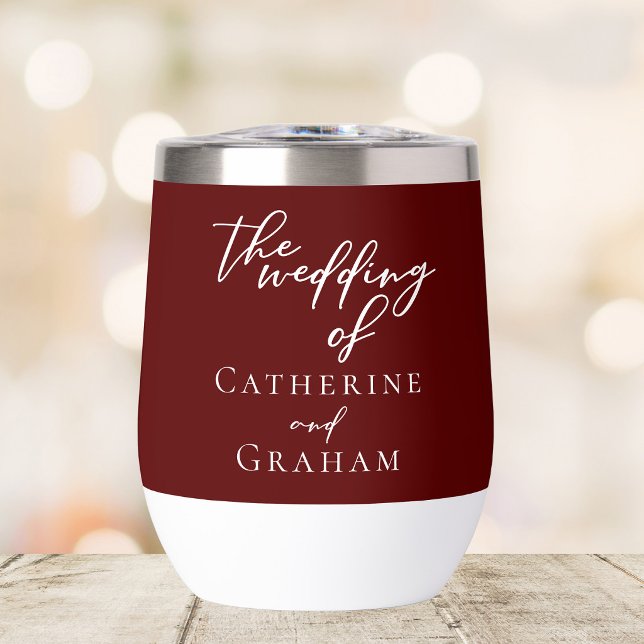 Elegant Burgundy Wedding Personalized (Creator Uploaded)