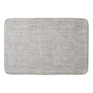 Elegant Burlap Bath Mat