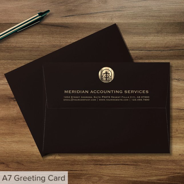 Elegant Business A7 Greeting Card Envelope (Creator Uploaded)