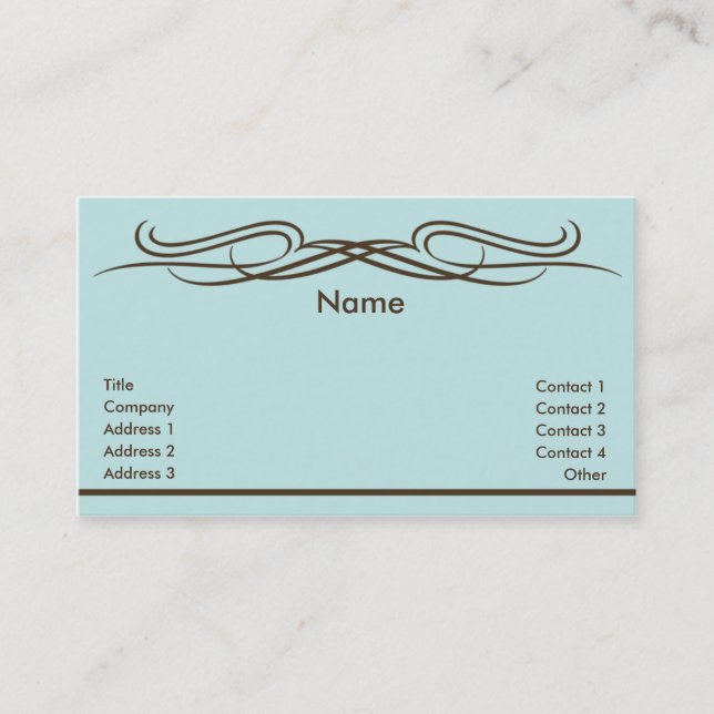 Elegant - Business Business Card (Front)