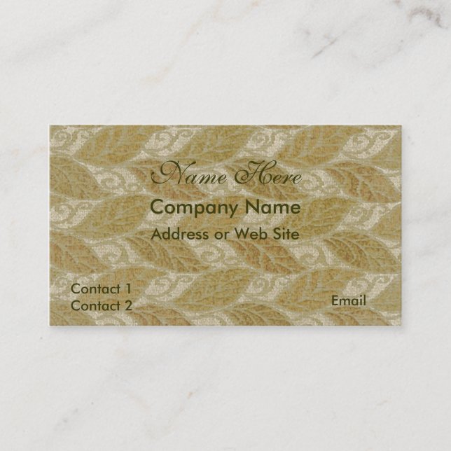 Elegant Business Card (Front)