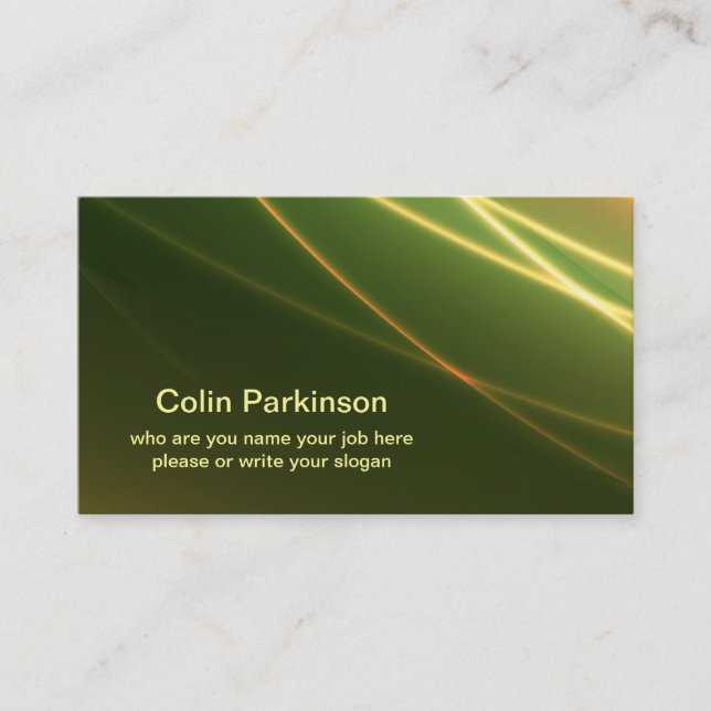 elegant business card (Front)