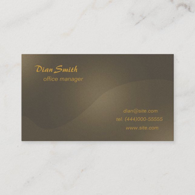 Elegant business card (Front)