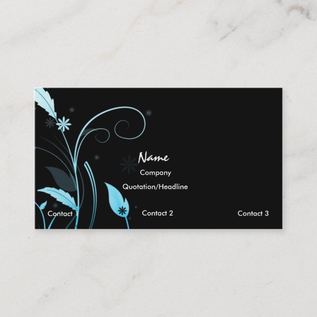 Elegant business card (Front)