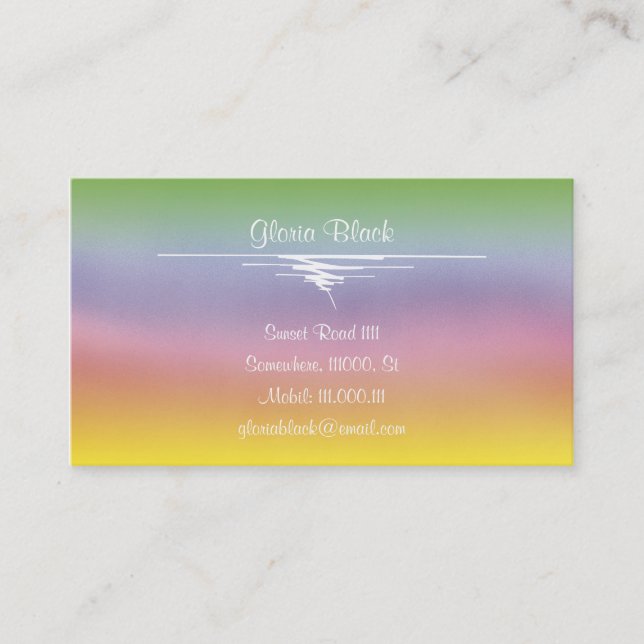 Elegant Business Card (Front)