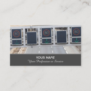 Elegant business card for car repair experts