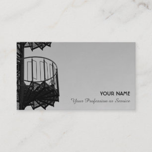 Elegant business card for escalator experts