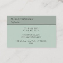 Elegant Business Card for Women