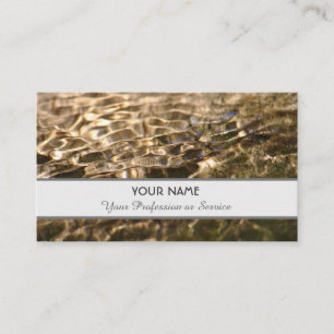 Elegant business card in clear fluent design