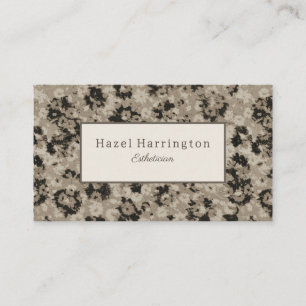 Elegant Business Card Modern Floral Abstract