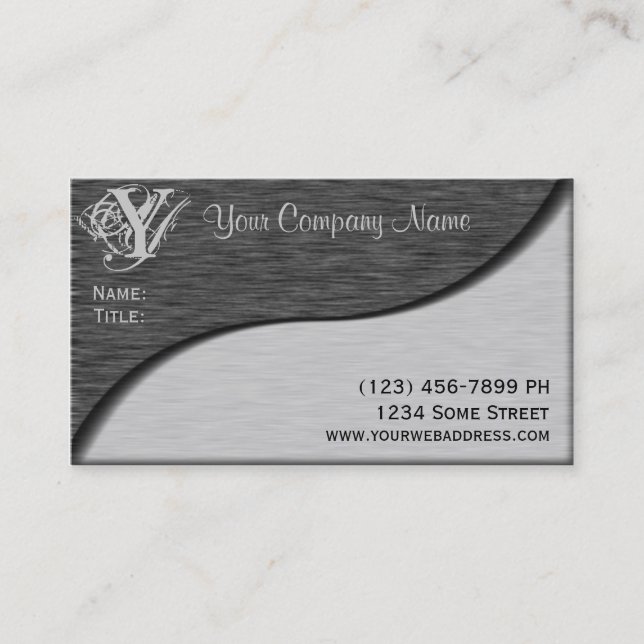 Elegant Business Cards (Front)
