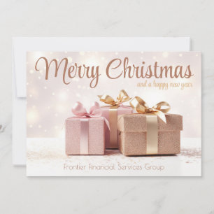 Elegant Business Corporate Christmas Holiday Card