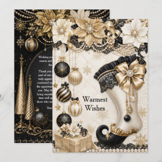Elegant Business Holiday Greeting Card