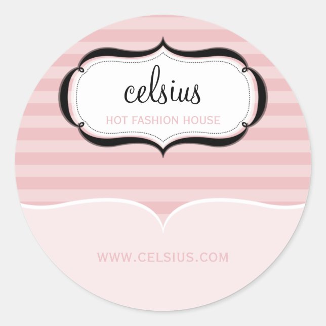 ELEGANT BUSINESS LABEL :: chic boutique 2 (Front)