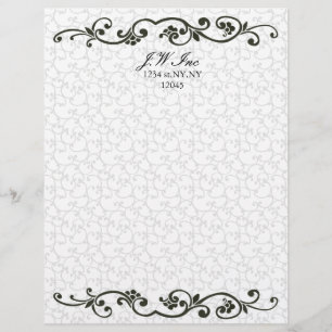 elegant Business Letterheads orange Letterhead