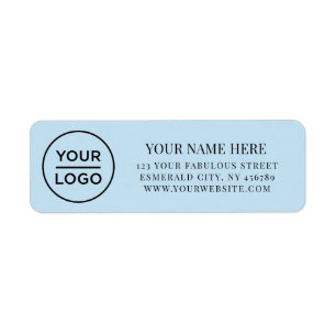 Elegant Business Logo Return Address