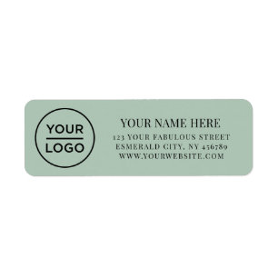 Elegant Business Logo Return Address