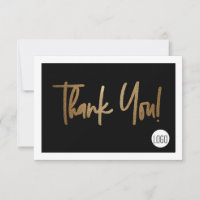 Elegant business logo Social Media Black Gold 