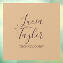 Elegant business script blush